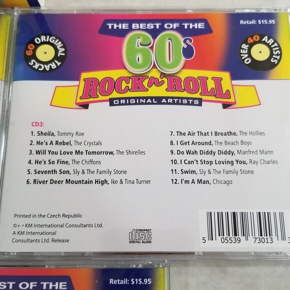 The best of the 60's Rock n' Roll 5 cd box set original artists over 40 artists - Picture 10 of 12